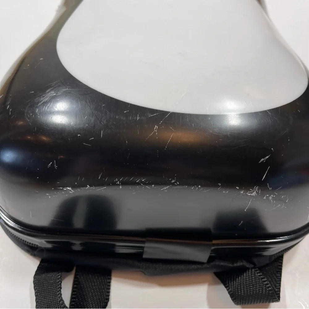 Black Penguin Hard Shell Travel Backpack